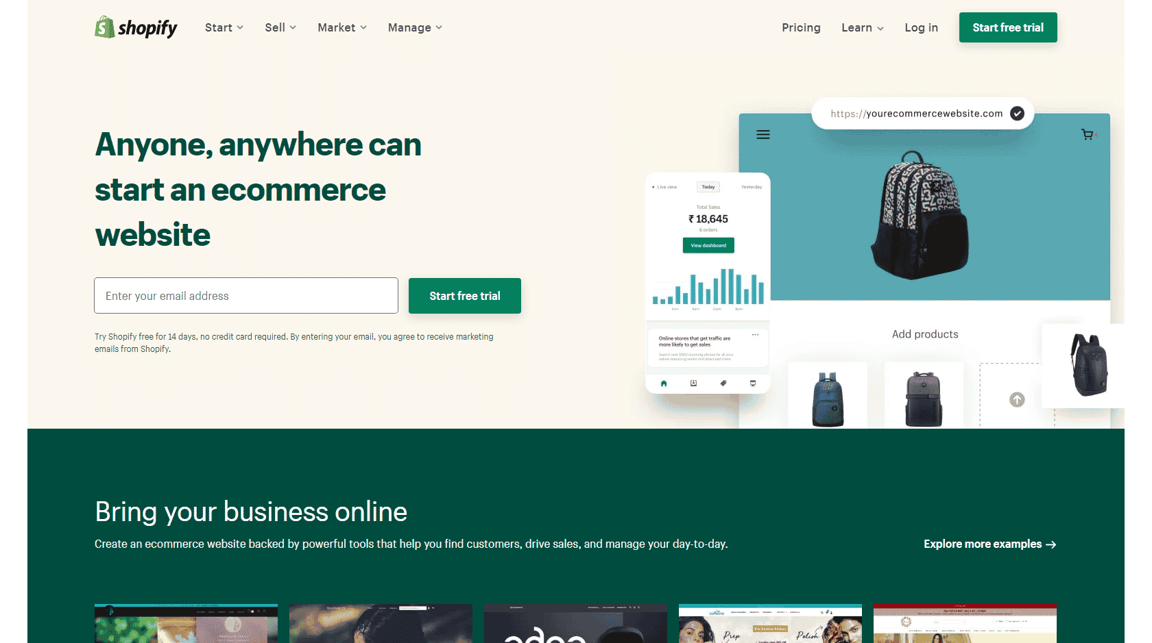 Shopify eCommerce platforms