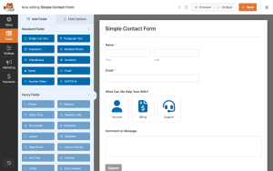 WPForms Dashboard