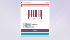 Adjust Inventory Using Barcodes