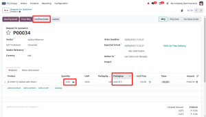 Create purchase order