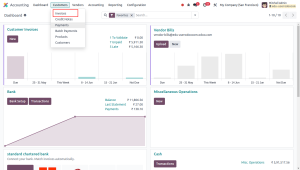 Create a new invoice in odoo