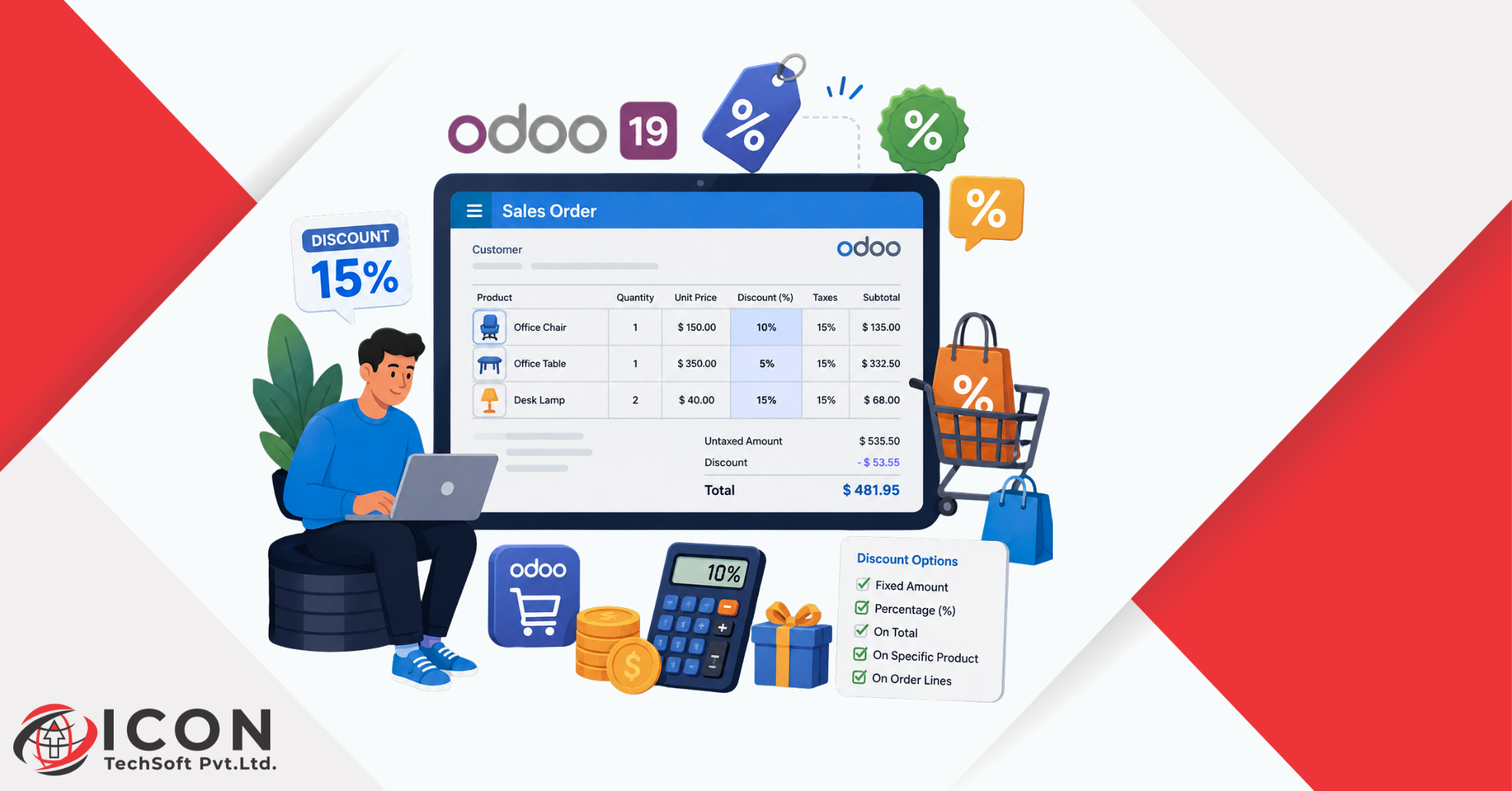 How to Apply Discounts in Odoo 19 Sales